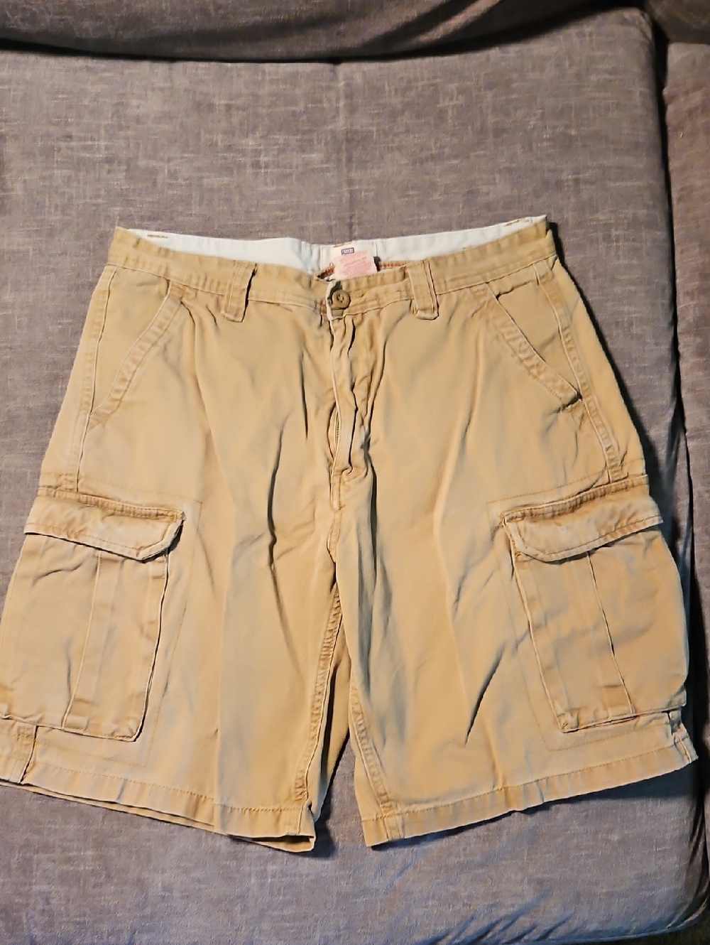 Faded Glory Tan Cargo Shorts